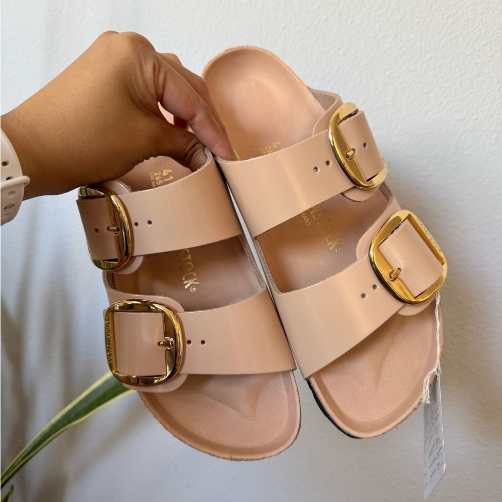 Brand New Birkenstock - Arizona Big Buckle High Shine